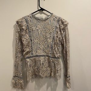 Storia Lace Embroidered Top